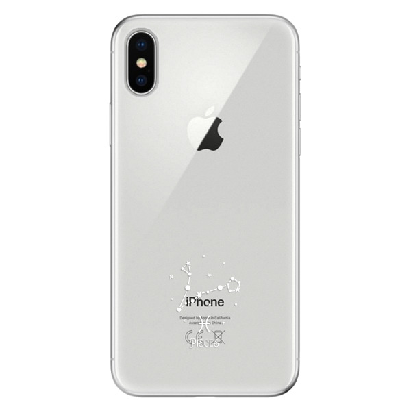 Odolné silikonové pouzdro iSaprio - čiré - Ryby - iPhone X
