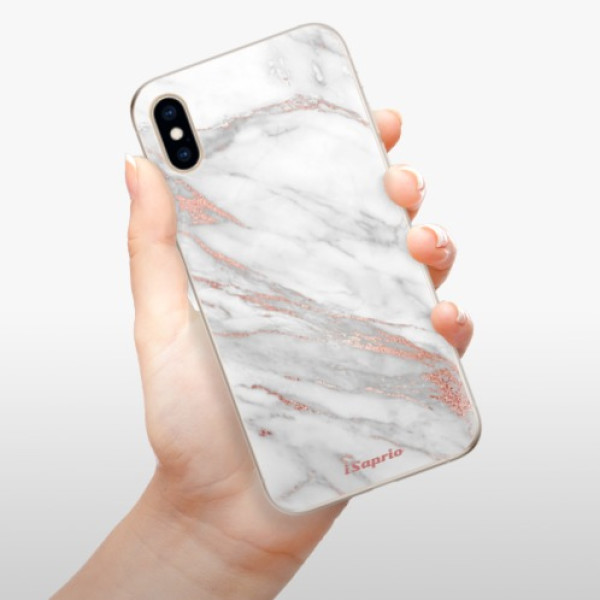 Odolné silikonové pouzdro iSaprio - RoseGold 11 - iPhone XS