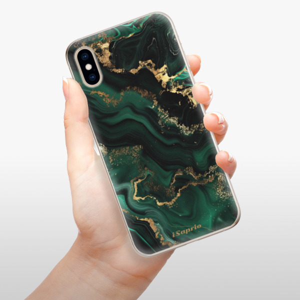 Odolné silikonové pouzdro iSaprio - Emerald - iPhone XS