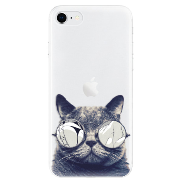 Odolné silikonové pouzdro iSaprio - Crazy Cat 01 na mobil Apple iPhone SE 2020 / Apple iPhone SE 2022 (Odolný silikonový obal, kryt pouzdro iSaprio - Crazy Cat 01 - na mobilní telefon Apple iPhone SE 2020 / Apple iPhone SE 2022)