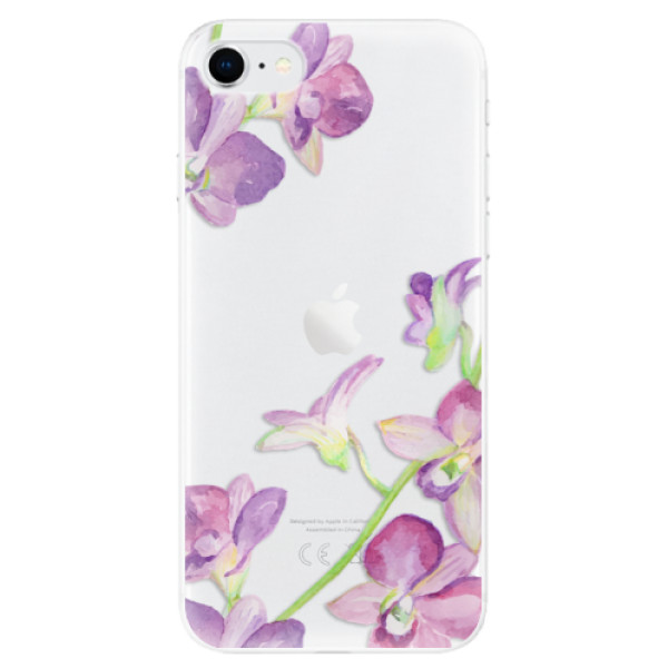 Odolné silikonové pouzdro iSaprio - Purple Orchid - iPhone SE 2020