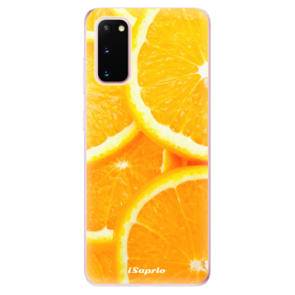 Odolné silikonové pouzdro iSaprio - Orange 10 - Samsung Galaxy S20