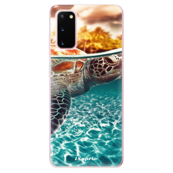 Odolné silikonové pouzdro iSaprio - Turtle 01 - Samsung Galaxy S20