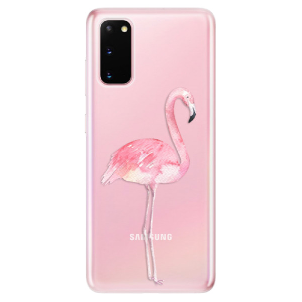 Odolné silikonové pouzdro iSaprio - Flamingo 01 - Samsung Galaxy S20