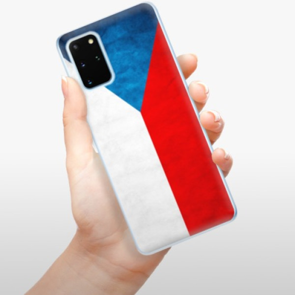 Odolné silikonové pouzdro iSaprio - Czech Flag - Samsung Galaxy S20+