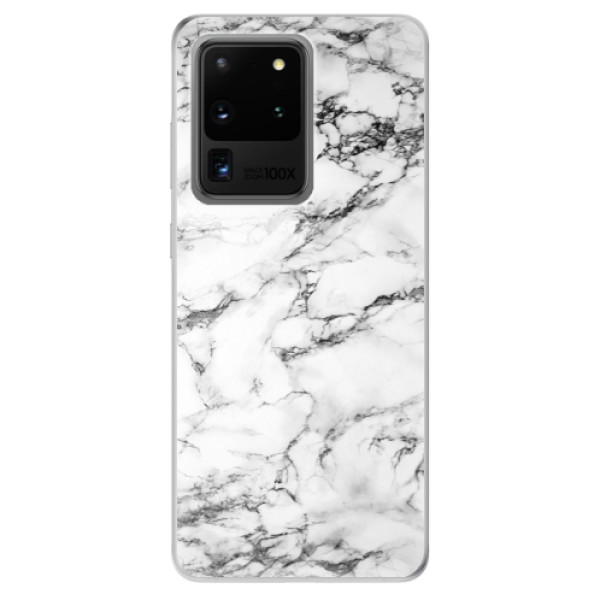 Odolné silikonové pouzdro iSaprio - White Marble 01 - Samsung Galaxy S20 Ultra