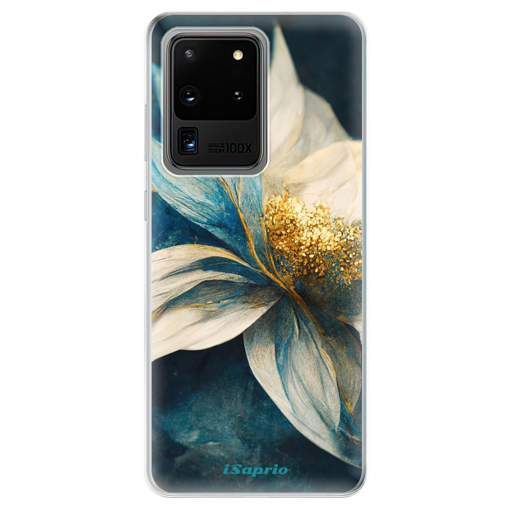 Odolné silikonové pouzdro iSaprio - Blue Petals - Samsung Galaxy S20 Ultra