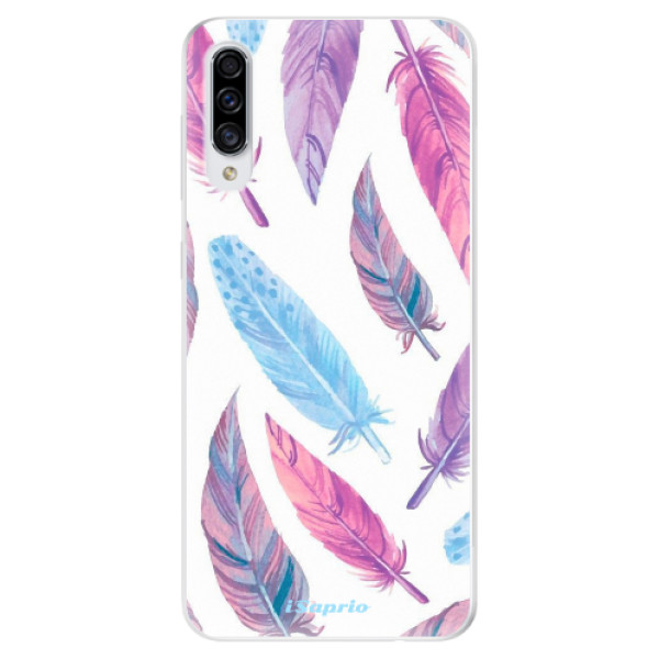 Odolné silikonové pouzdro iSaprio - Feather Pattern 10 - Samsung Galaxy A30s