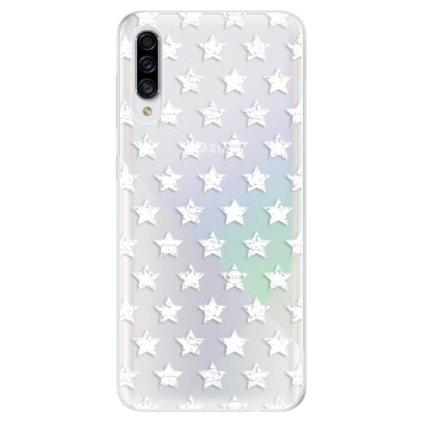 Odolné silikonové pouzdro iSaprio - Stars Pattern - white - Samsung Galaxy A30s