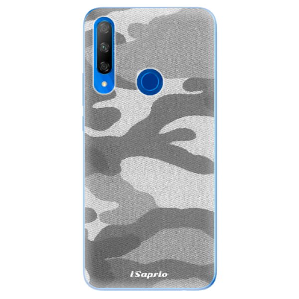 Odolné silikonové pouzdro iSaprio - Gray Camuflage 02 - Huawei Honor 9X