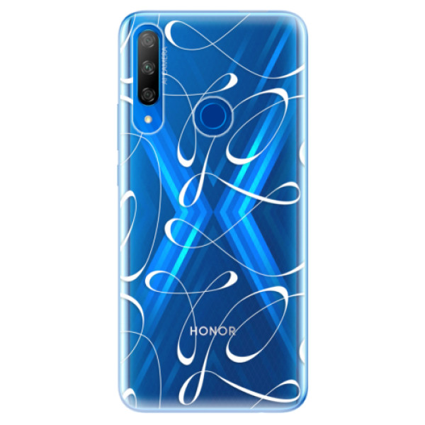 Odolné silikonové pouzdro iSaprio - Fancy - white - Huawei Honor 9X