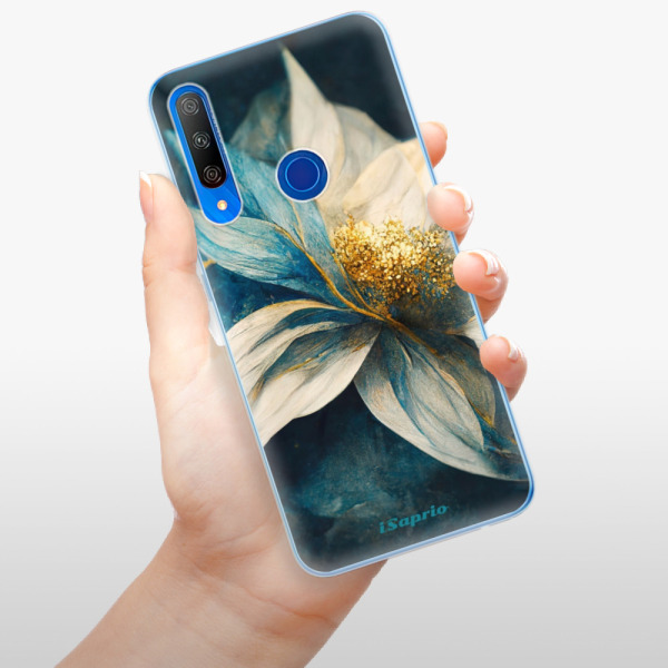 Odolné silikonové pouzdro iSaprio - Blue Petals - Huawei Honor 9X