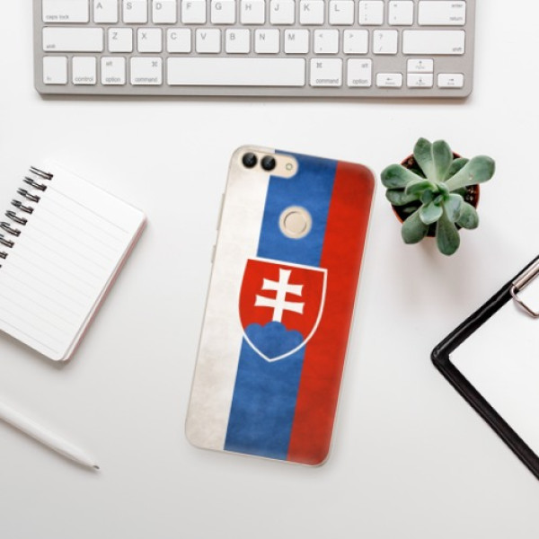 Odolné silikonové pouzdro iSaprio - Slovakia Flag - Huawei P Smart