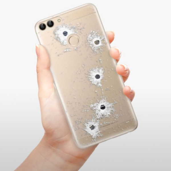 Odolné silikonové pouzdro iSaprio - Gunshots - Huawei P Smart