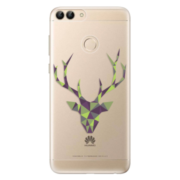 Odolné silikonové pouzdro iSaprio - Deer Green - Huawei P Smart