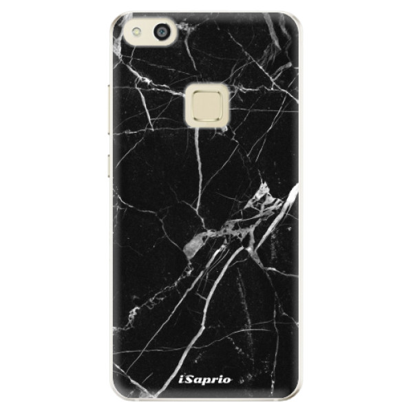 Odolné silikonové pouzdro iSaprio - Black Marble 18 - Huawei P10 Lite