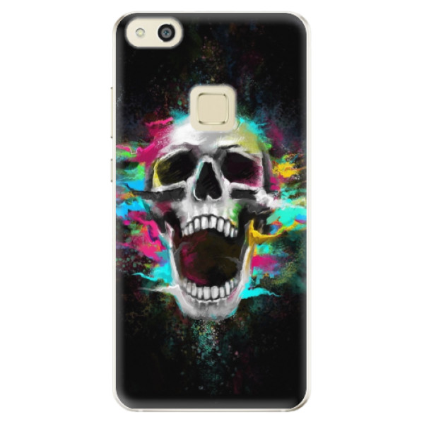 Odolné silikonové pouzdro iSaprio - Skull in Colors - Huawei P10 Lite