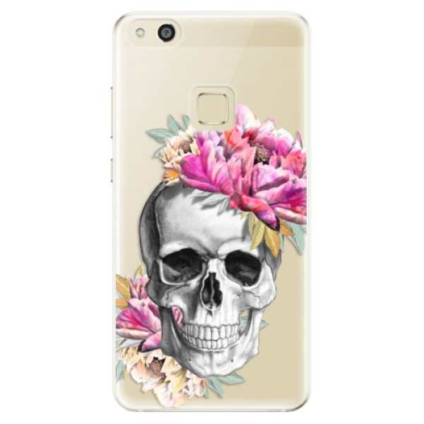 Odolné silikonové pouzdro iSaprio - Pretty Skull - Huawei P10 Lite