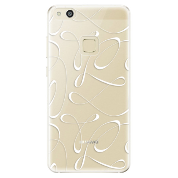 Odolné silikonové pouzdro iSaprio - Fancy - white - Huawei P10 Lite