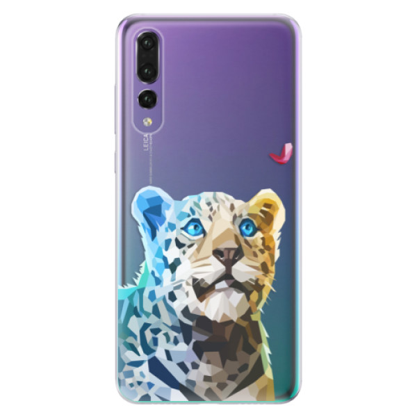 Odolné silikonové pouzdro iSaprio - Leopard With Butterfly - Huawei P20 Pro