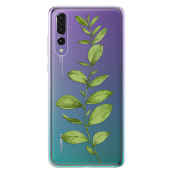 Odolné silikonové pouzdro iSaprio - Green Plant 01 - Huawei P20 Pro