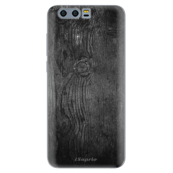 Odolné silikonové pouzdro iSaprio - Black Wood 13 - Huawei Honor 9