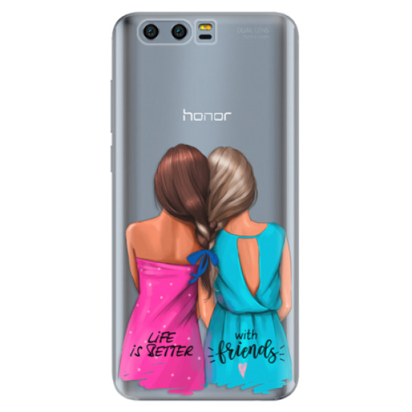 Odolné silikonové pouzdro iSaprio - Best Friends - Huawei Honor 9