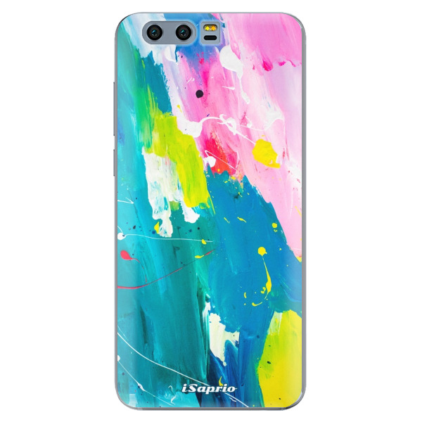Odolné silikonové pouzdro iSaprio - Abstract Paint 04 - Huawei Honor 9