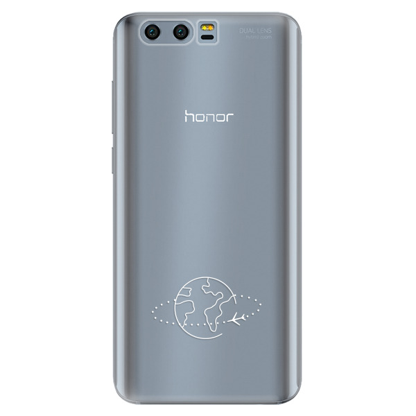 Odolné silikonové pouzdro iSaprio - čiré - Travel - Huawei Honor 9