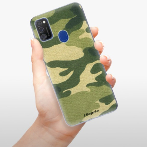 Odolné silikonové pouzdro iSaprio - Green Camuflage 01 - Samsung Galaxy M21