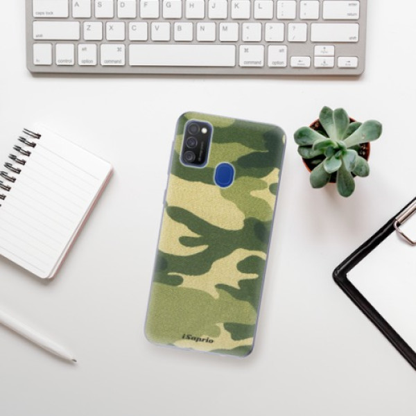 Odolné silikonové pouzdro iSaprio - Green Camuflage 01 - Samsung Galaxy M21