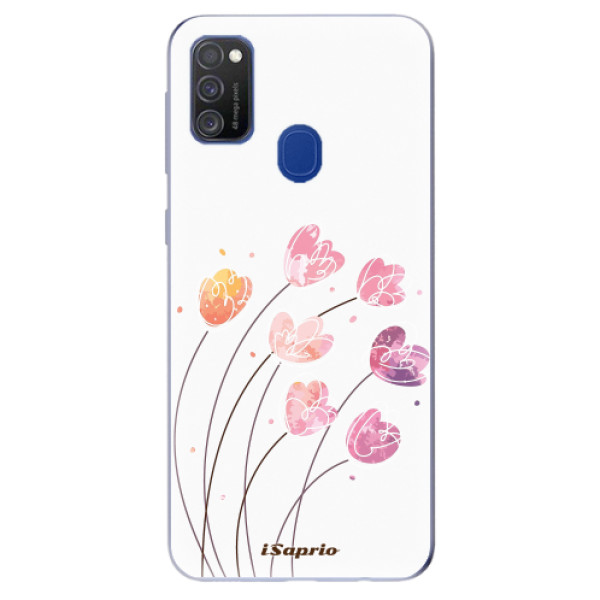 Odolné silikonové pouzdro iSaprio - Flowers 14 - Samsung Galaxy M21