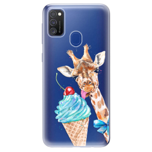 Odolné silikonové pouzdro iSaprio - Love Ice-Cream - Samsung Galaxy M21