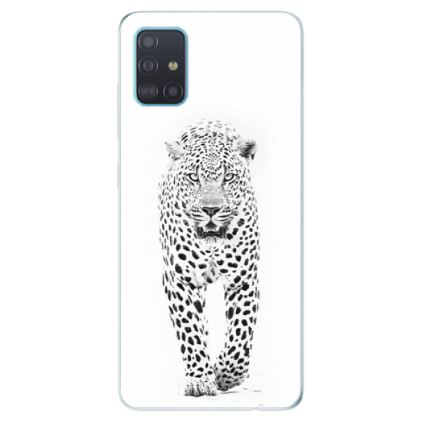 Odolné silikonové pouzdro iSaprio - White Jaguar - Samsung Galaxy A51