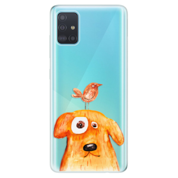 Odolné silikonové pouzdro iSaprio - Dog And Bird - Samsung Galaxy A51