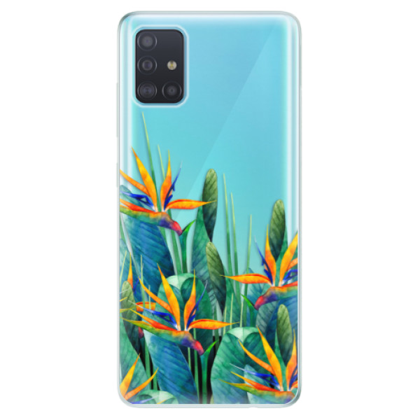 Odolné silikonové pouzdro iSaprio - Exotic Flowers - Samsung Galaxy A51