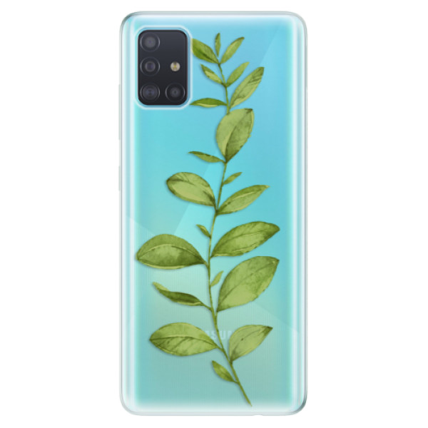 Odolné silikonové pouzdro iSaprio - Green Plant 01 - Samsung Galaxy A51