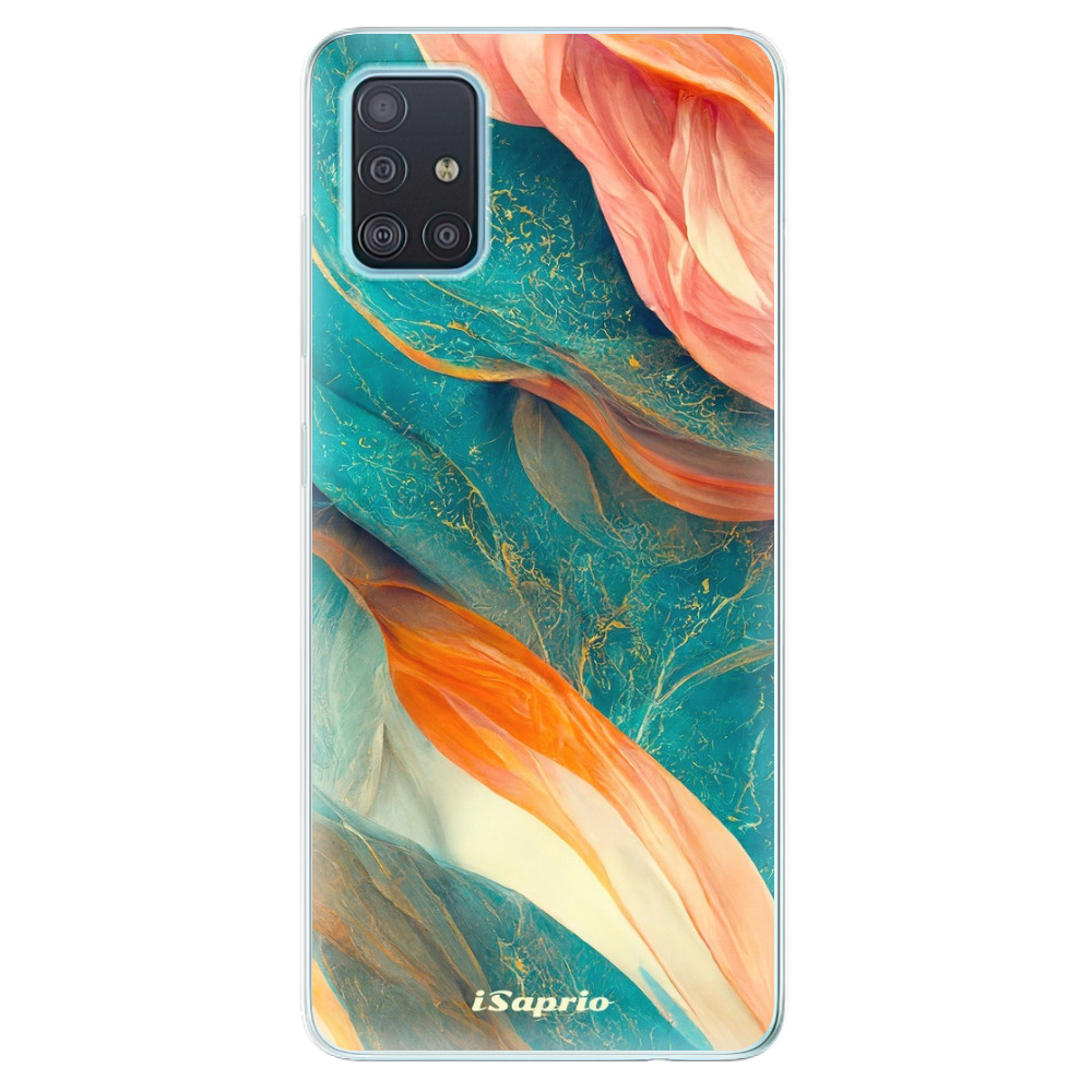 Odolné silikonové pouzdro iSaprio - Abstract Marble - Samsung Galaxy A51