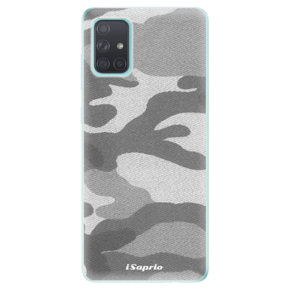 Odolné silikonové pouzdro iSaprio - Gray Camuflage 02 - Samsung Galaxy A71