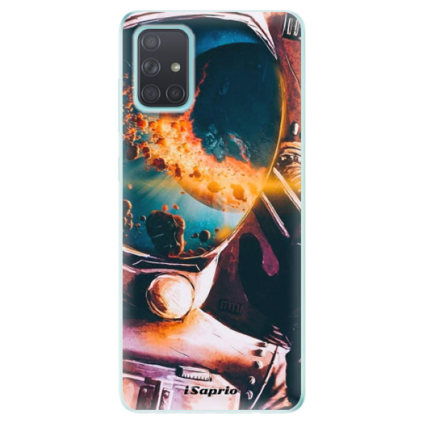 Odolné silikonové pouzdro iSaprio - Astronaut 01 - Samsung Galaxy A71