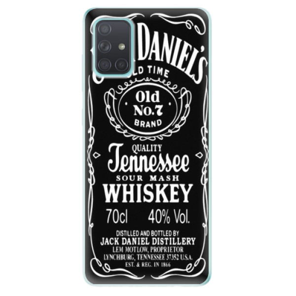 Odolné silikonové pouzdro iSaprio - Jack Daniels - Samsung Galaxy A71