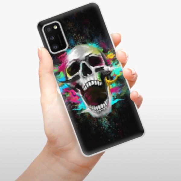 Odolné silikonové pouzdro iSaprio - Skull in Colors - Samsung Galaxy A41