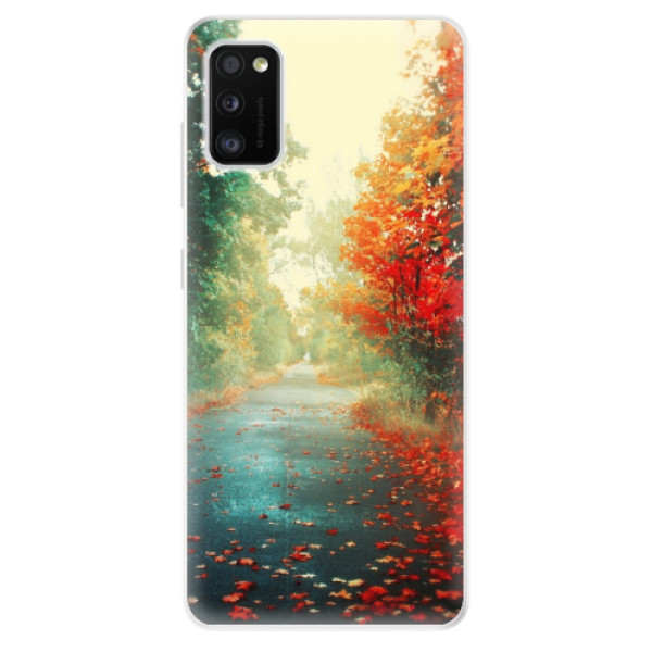 Odolné silikonové pouzdro iSaprio - Autumn 03 - Samsung Galaxy A41