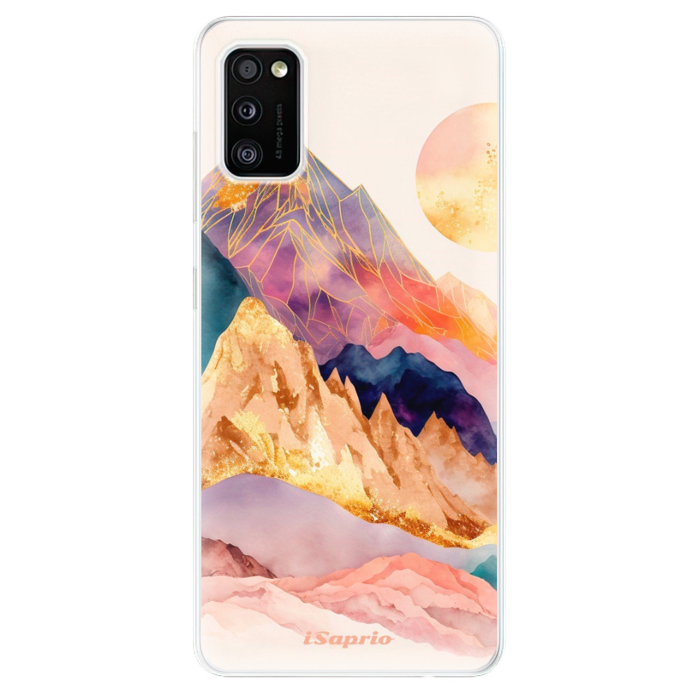 Odolné silikonové pouzdro iSaprio - Abstract Mountains - Samsung Galaxy A41