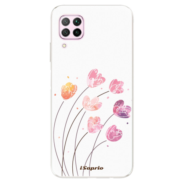 Odolné silikonové pouzdro iSaprio - Flowers 14 - Huawei P40 Lite