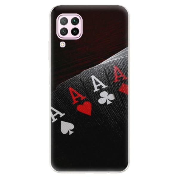 Odolné silikonové pouzdro iSaprio - Poker - Huawei P40 Lite