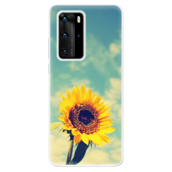 Odolné silikonové pouzdro iSaprio - Sunflower 01 - Huawei P40 Pro