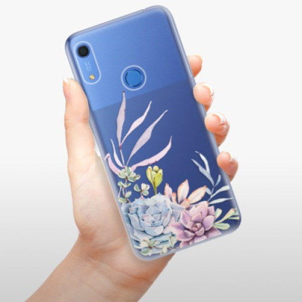 Odolné silikonové pouzdro iSaprio - Succulent 01 - Huawei Y6s