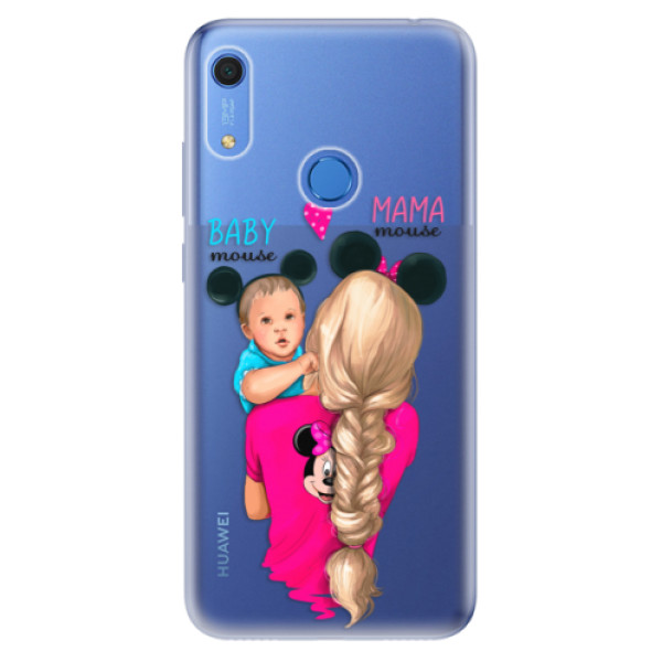 Odolné silikonové pouzdro iSaprio - Mama Mouse Blonde and Boy - Huawei Y6s