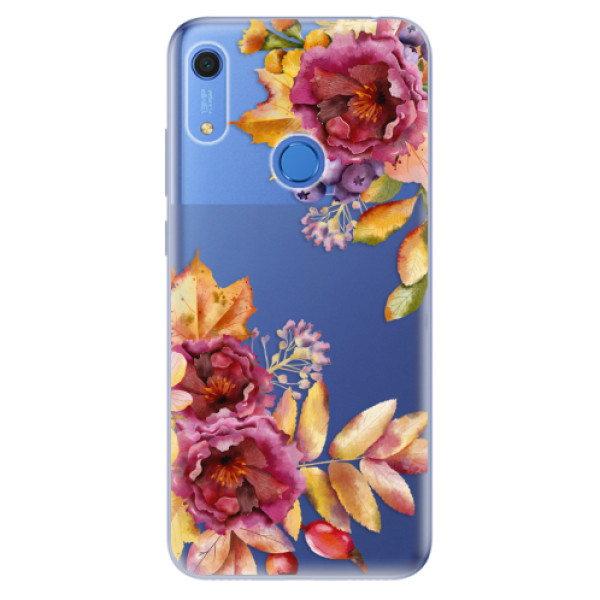 Odolné silikonové pouzdro iSaprio - Fall Flowers - Huawei Y6s
